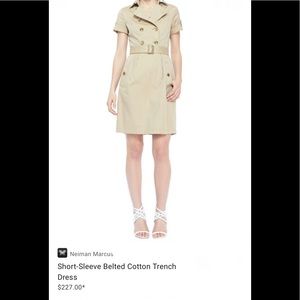 New short sleeve trench coat